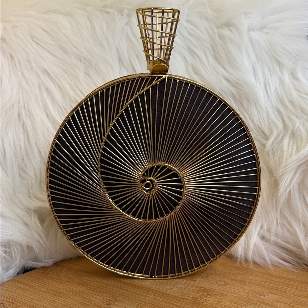 Ramla NIP Spiral Tourbillon Handmade Moroccan Clutch Crossbody Shoulder Bag $339 - Picture 8 of 17
